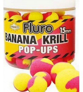 15mm Two Tone Pop Ups - Banana Krill (DY605) 
