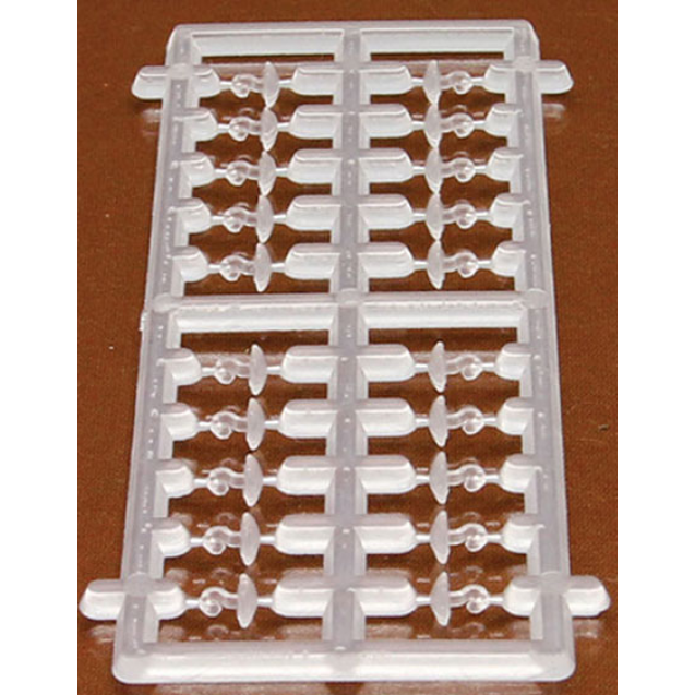 20 Hooked Boilie Stoppers - Transparent (690743)