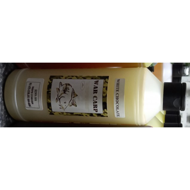 500ml White Chocolate Particle And Pellet Syrup - War Carp