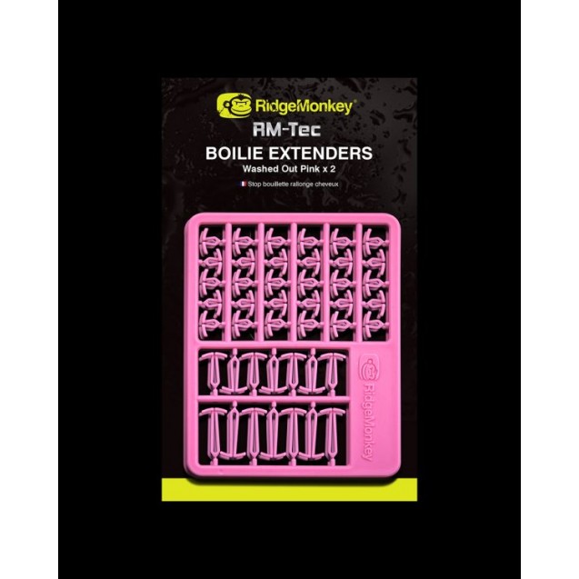 Boilie Hair Extenders Washed Out Pink - Ridgemonkey 