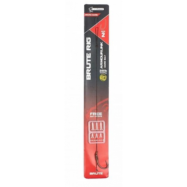 Brute Rig Size 2 - 35LB Micro Barb Dark Silk - T6322