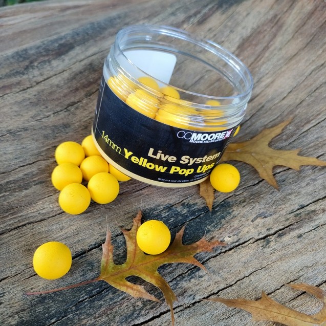 14 mm Live System Yellow  Pop Ups 