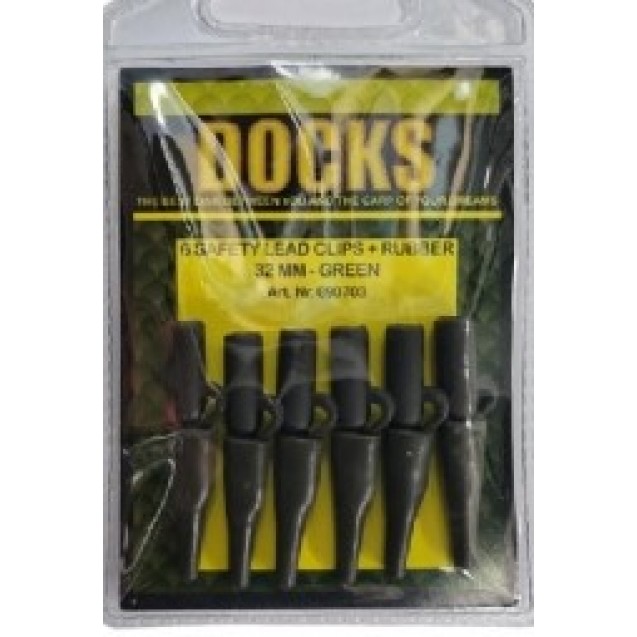 Safety Lead Clips + Rubber 32mm (690703)