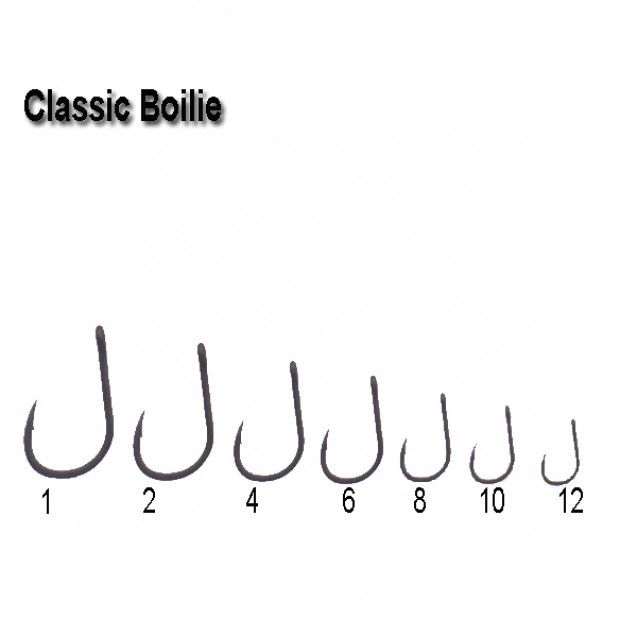 Size 8 - 10 Classic Boilie Hooks (690203) 