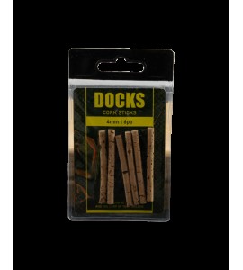 4mm Cork Sticks 6p/p (690785)