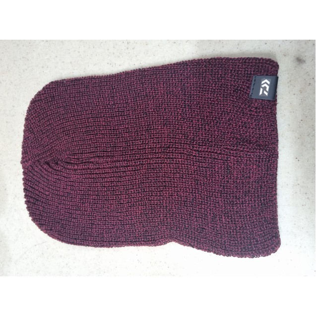 Beanie Slouch Skull Burgandy/Black - Daiwa