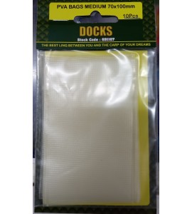 Pva Bags Medium Holes/String 70 x 100mm 10pcs (691107)