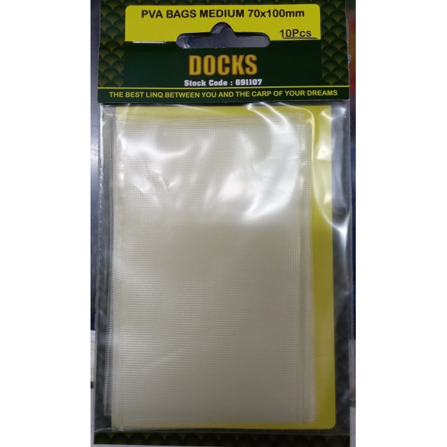 Pva Bags Medium Holes/String 70 x 100mm 10pcs (691107)