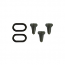 20 Cone Ring Stops & 10 Oval Rings -Dark Green (690734)