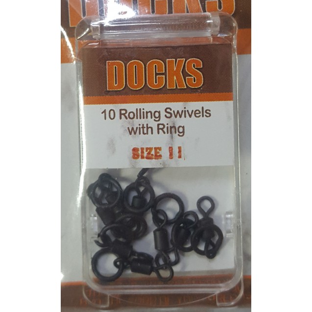 Size 8 - Rolling Swivels with Ring (690712)