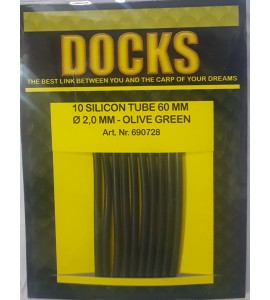 Silicon Tube  2.0mm Olive Green 