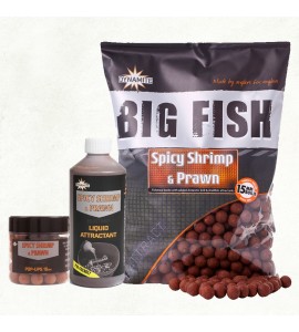 20mm Big Fish Spicy Shrimp & Prawn Boilies 1Kg -S/L (DY974) 