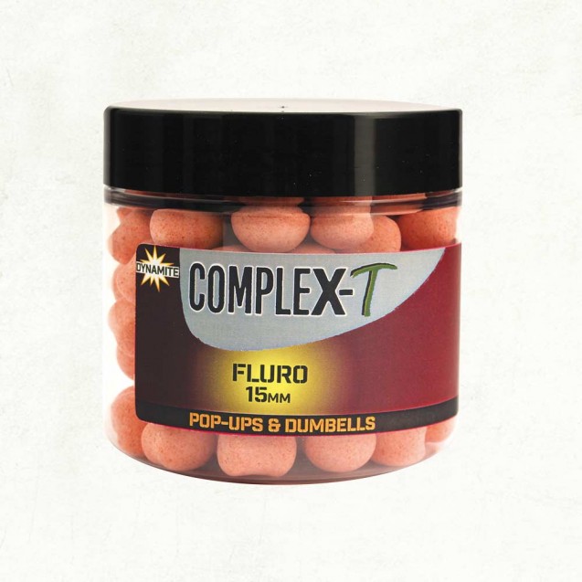 15mm Complex T Fluro Pop Ups & Dumbells (DY1098)