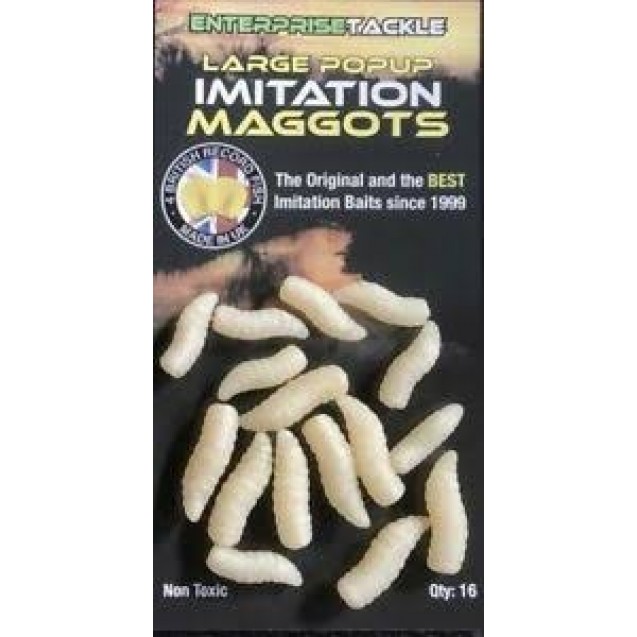 (White) Pop up Imitation Maggots 