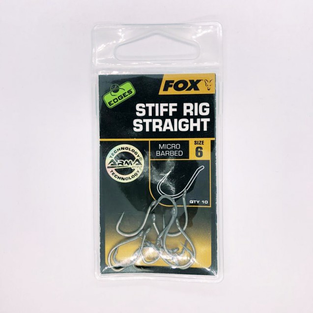 Size 6 Stiff Rig Straight Hooks (CHK162)
