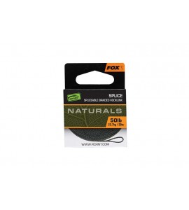 50lb Splice Braided Hooklink - Natural - 20m - CAC897
