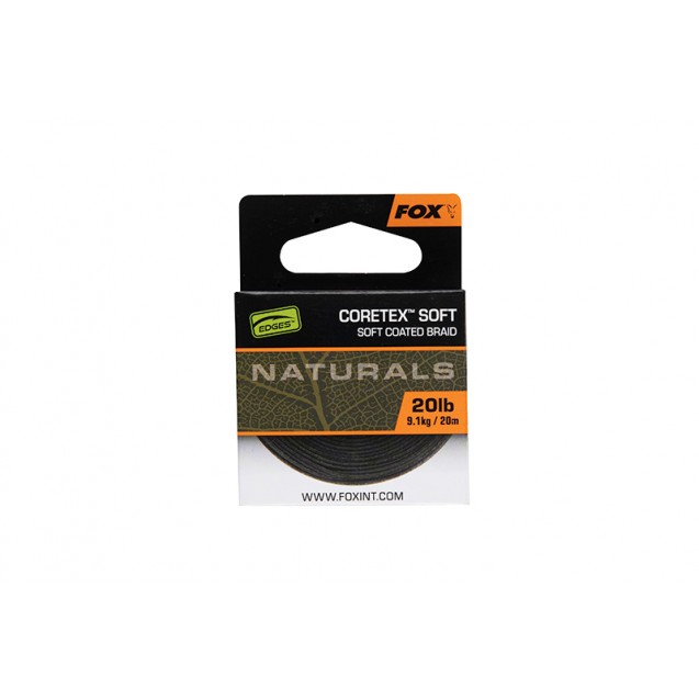 25lb Coretex Soft Naturals - Soft Coated Braid 20m - CAC813