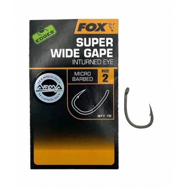 Size 2 Super Wide Gape Inturned Eye - CHK241