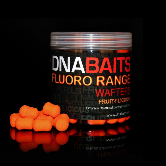 Fruitylicious Fluoro Dumbell Wafter Large - Dna Baits