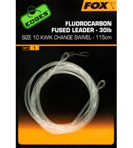 Fluorocarbon Fused Leaders 30lb Size 10 Kwik Change 