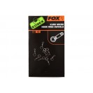 Micro Hook Ring Swivel - Fox