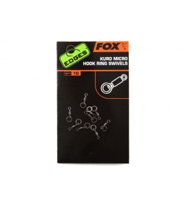 Micro Hook Ring Swivel - Fox
