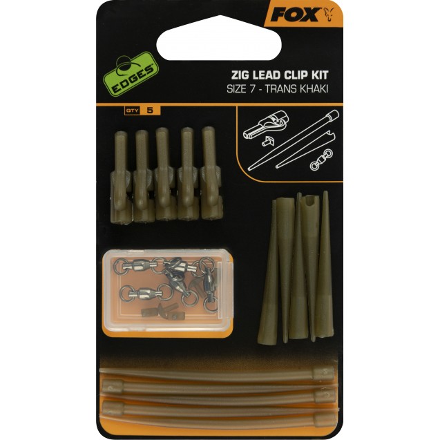 Zig Lead Clip Kit - Fox