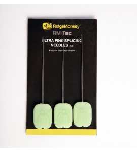 Ultra Fine Splicing Needle Glow 3Pcs - Ridgemonkey