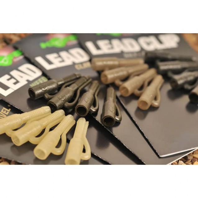 Lead Clips - Gravel (KLCSG)