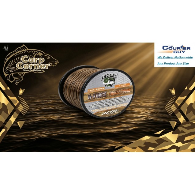 25lb Camo Jackel Vortex N-Force Touch Down Braid 600m [30088]