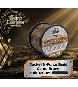 30lb Camo Jackel Vortex N-Force Touch Down Braid 1200m [30093)