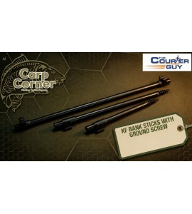 KFG Bankstick 30cm - 46cm Black Aluminuim (3007100)