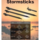 KFG Stormstick 30cm - 46cm Black Aluminuim (3007120)