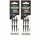 Leadcore Leader X3 With Ring Swivel Weed/ Silk 50cm [KLL004]
