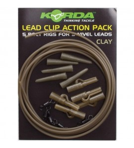 Lead Clip Action Pack - Clay [KLCAPC]