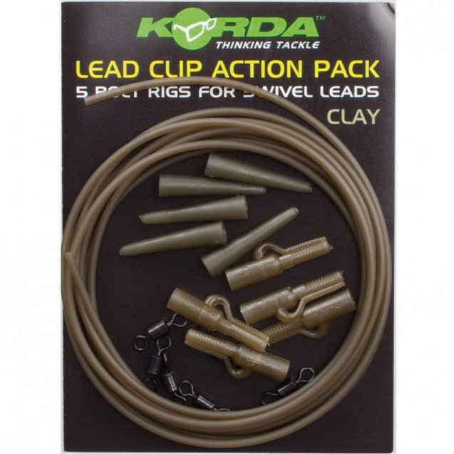 Lead Clip Action Pack - Clay [KLCAPC]