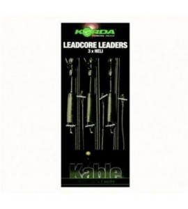 Leadcore Leaders X3 Helisafe - Weed/Silt 1m (LLHSW)