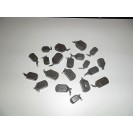 3oz Square Pear Leads