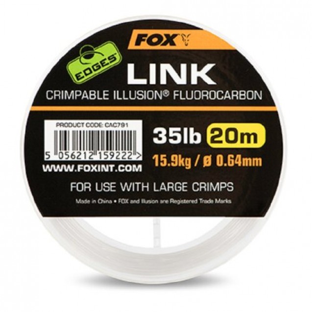  35LB Link Crimpable Illusion Fluorocarbon - 20M (CAC791)