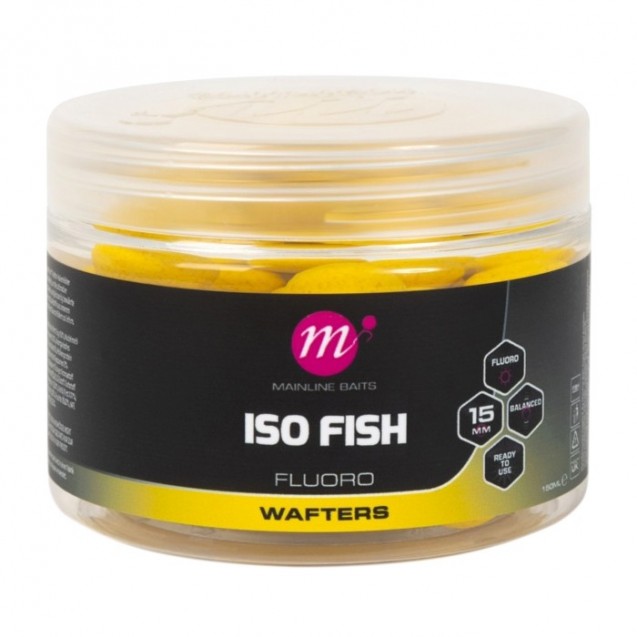 15mm Wafters - Iso Fish Fluoro Yellow (M44012)