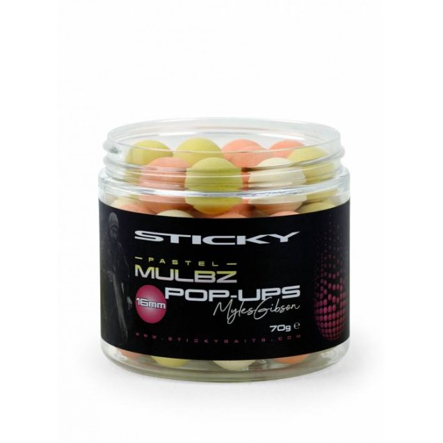 16mm Mulbz Pastel Pop Ups - Sticky Baits