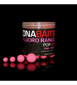 15mm Pink Perils Fluoro Pop Ups - Dna Baits 15mm Pink Perils Fluoro Pop Ups - Dna Baits