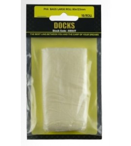 Pva Bags Large Roll 80 x 125mm 18 Roll (691117)