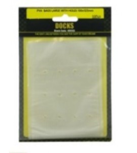 Pva Bags Large With Holes 100 x 125mm 10 Pcs  (691113)