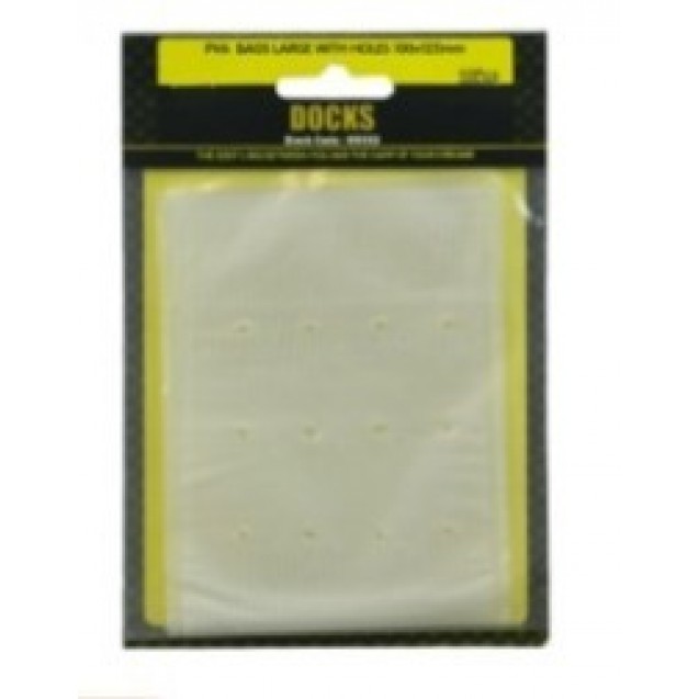 Pva Bags Large With Holes 100 x 125mm 10 Pcs  (691113)
