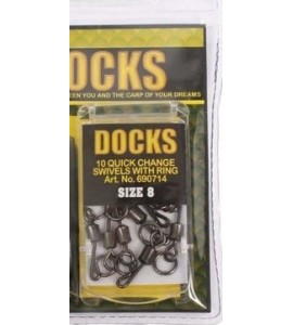 Size 8 - Quick Change Swivels with Rings (690714)