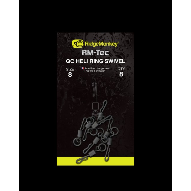 Quick Change Heli Ring Swivel Size 11 - Ridgemonkey
