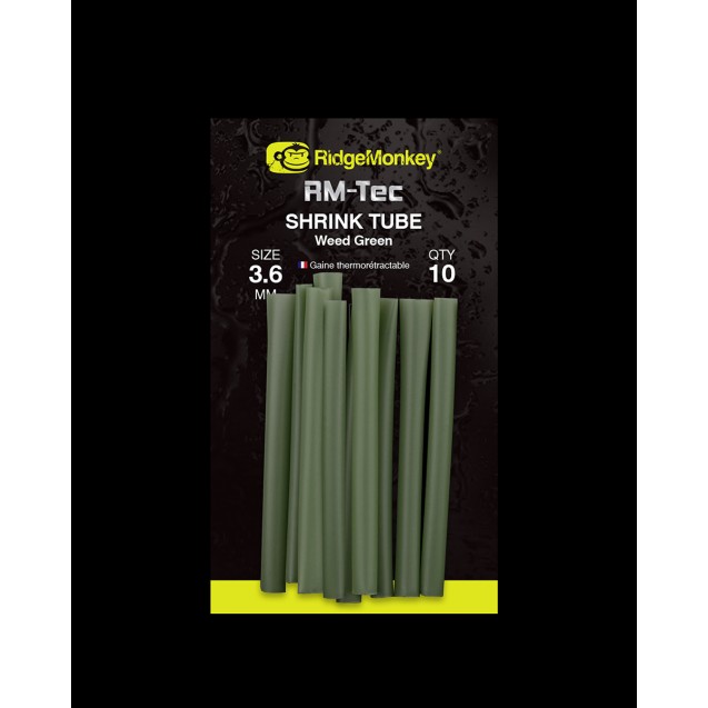 1.6mm Shrink Tube Weed Green - Ridgemonkey
