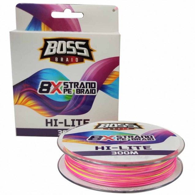 20LB Boss Braid - Hi-Lite 300m (130599)