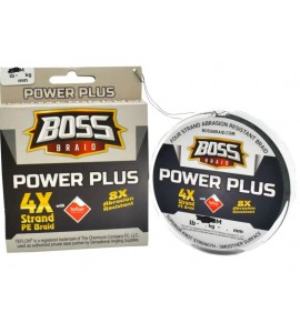15LB Boss Braid - Power Plus 4X Strand (130500)